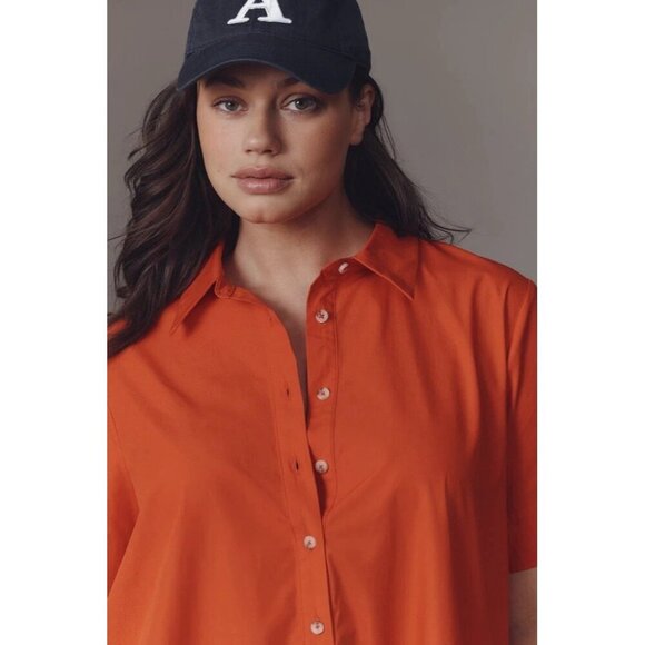 NWT Size M - The Pollie Short-Sleeve Swing Tunic Mini Dress Red (NWT US$148) - Picture 8 of 16